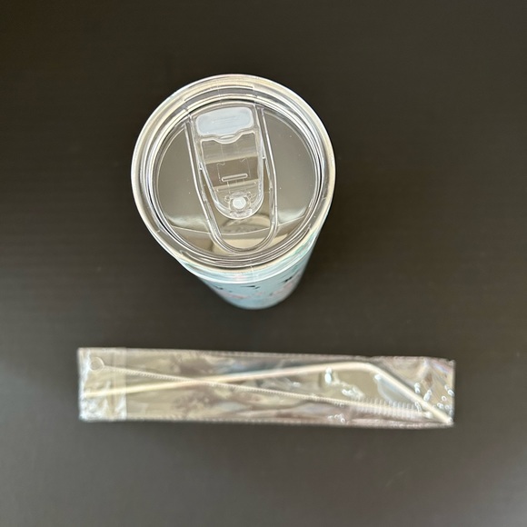 Hello Kitty Brand Inspired Thermos includes Straw and Straw Cleaner - Picture 4 of 5